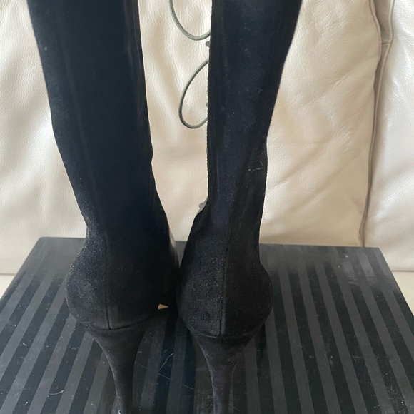 Colin Stewart was size 10, black and gray platform boots Brand New - Picture 4 of 6